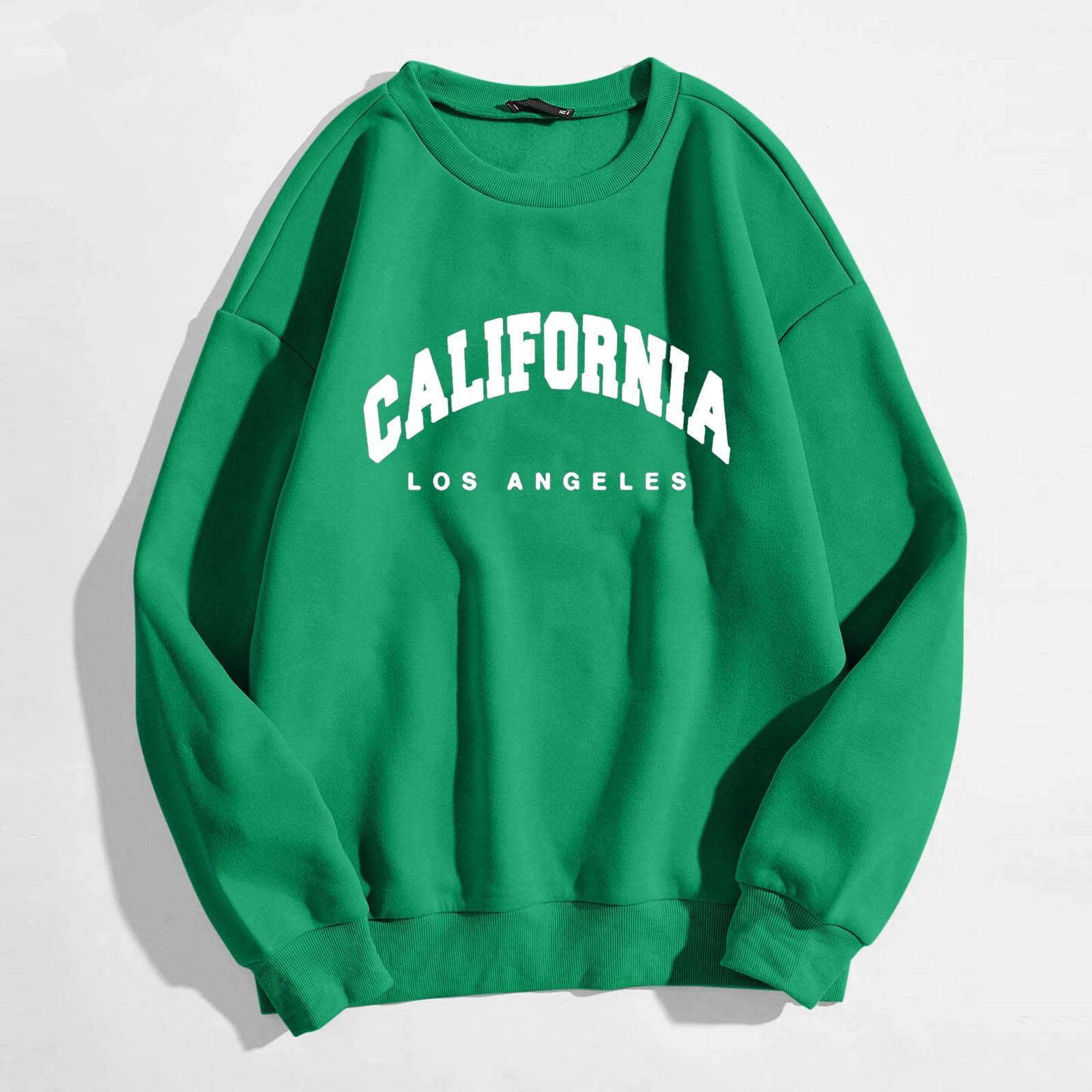 Womens Casual Long Sleeve Graphic Chest Hair Sweater Tee