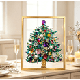 thumbnail image 6 of Jeweled 3D Christmas Tree Framed Art,2026 Latest Sparkling Crystal Xmas Tree DIY Craft Set, Easy-to-Make Glowing Hanging Ornaments, Calming Creative Hobby for Craft Lovers(Purple Faceted), 6 of 7