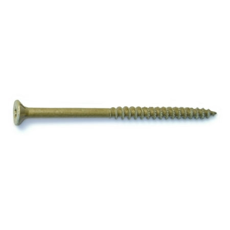 #12 x 3-1/2 Tan XL1500 Star Bugle Head Wood Screws WS-124 (20 pcs.)