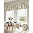 thumbnail image 6 of Sage Green Yellow Botanical Valances for Windows, Spring Summer Vintage Light Filtering Kitchen Curtains, Rod Pocket Window Valance Curtains for Living Room Bedroom, 42" W x 18" L, 2 Panels, 6 of 9