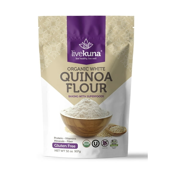 LiveKuna Organic Quinoa Flour 32oz