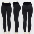thumbnail image 2 of Leggings sexys para levantar glúteos para mujer, mallas deportivas de cintura alta con diseño de panal METRO, 2 of 5