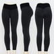 thumbnail image 2 of Pantalones de yoga texturizados de cintura alta para mujer, leggings para correr, mallas deportivas push up METRO, 2 of 5