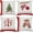 Z-xmas 02, variant on Merry Christmas Pillow Covers 16x16 Set of 4 Velvet Christmas Pillow Cases Red Green Xmas Winter Holiday Throw Pillow Covers Christmas Tree Cushion Covers for Outdoor Home Bed Sofa Couch(16 Inch)