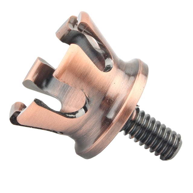 Tapa de perilla de tornillo de asiento con diseño de corona de 1/4" para motocicleta, reemplaza y es compatible con: Bronce