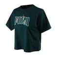 thumbnail image 2 of Playera Puma Graphics Flower para Mujer 687411-60 verde oscuro M, 2 of 5