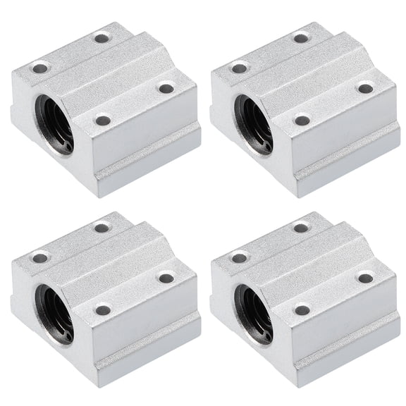 SCS8UU Linear Ball Bearing Slide Block Units, 8mm Bore Dia 4Pcs