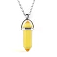 thumbnail image 1 of Minnieouse Abalorio de columna hexagonal, colgantes colgantes de aniversario exquisitos, de abalorios de cristal colorido, amarillo Ropa, zapatos y accesorios Miscelánea Amarillo transparente, 1 of 6