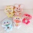 thumbnail image 5 of Playing House Gift Doll Accessories Multicolor Penguin Rabbit Bear Plush 10cm Cartoon Animal Jumpsuits Doll Clothes Hairy One-piece Garment RABBIT, 5 of 8