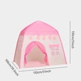thumbnail image 2 of 1PC Kids Indoor Tent Game Room Princess Castle Small House Kindergarten Yurt Gift For Boys & Girls, 2 of 4