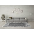 thumbnail image 3 of Ahgly Company Indoor Square Abstract Gray Modern Area Rugs, 5' Square, 3 of 4