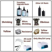 500g UV Resin-Upgrade I Minute Quick Cure! Hard Type Crystal Clear Epoxy Resin, UV Glue Ultraviolet Curing, Solar Cure Sunlight Activated Resin Clear Adhesive Glue For Jewelry Making+15ML Shine Oil