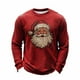 thumbnail image 2 of Blusas y camisas de manga larga con cuello redondo para hombre, ropa deportiva para el hogar, pijamas, camisetas casuales holgadas de color liso, blusa deportiva de poliéster para hombre, 2 of 3