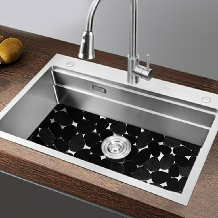 Pebble Sink Mat, Dish Drying Pad, Sink Protector, Non-slip Sink