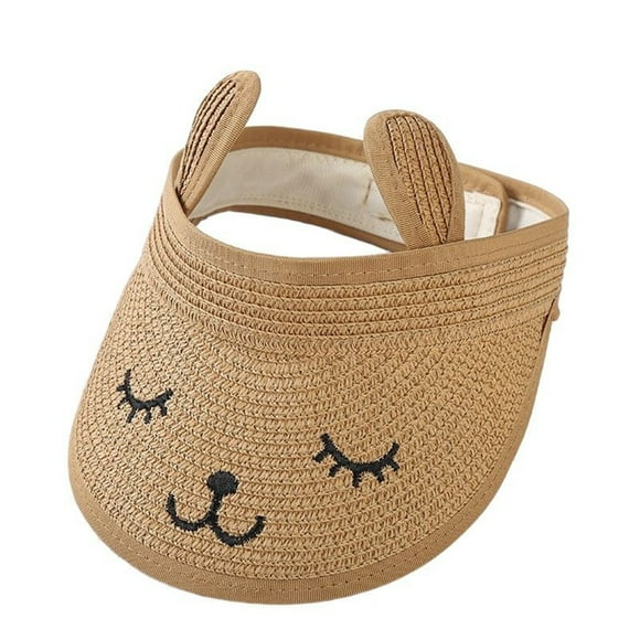 WEIYLL Baby Newborn Hats Children'S Empty Top Korean Version Cute Cartoon Cool Sunshade Outdoor Kids Baby Visors