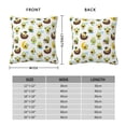 thumbnail image 2 of Fuzoiu Funny Avocado In Mexican Clothes Print Square Pillow Cover,Hidden Zipper Design,Luxury Square Pillow Case, Throw Pillow,Couch Cushion-22"x22", 2 of 7