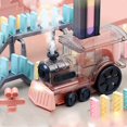 thumbnail image 1 of 80Pcs Automatic Domino Train Set Electric Dominos Train Blocks Set with Light Sound Steam Function Domino Brick Laying Toy Train Educational Game for Kids Age 3-12 Gift, 1 of 9