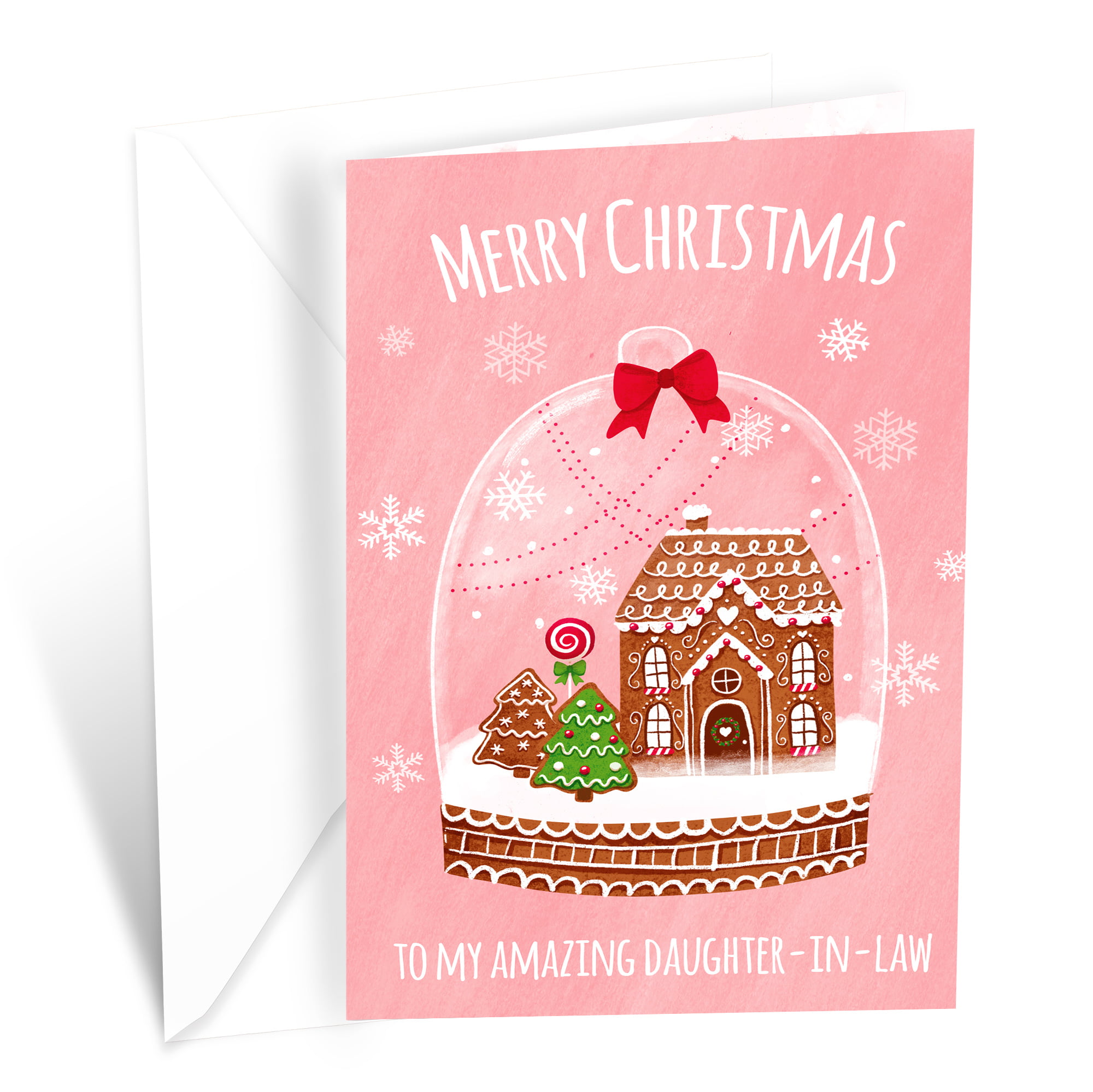 Details about   CHRISTMAS Farm Snowing LARGE Greeting Card W/ TRACKING Son & Daughter-in-Law 