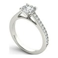 thumbnail image 2 of 1 Carat T.W. Diamond Classic 14kt White Gold Engagement Ring, 2 of 4