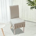 thumbnail image 4 of Jubipavy Bubble Group Chair Cover Elastic Dining Table Chair Cover Half Round Household Chair Cover Cushion Backrest One Universals Chair, 4 of 6