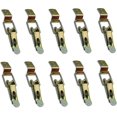 thumbnail image 1 of 10pcs Closed Lever And Hook, Toggle Latch(yellow Galvanized), 1 of 5