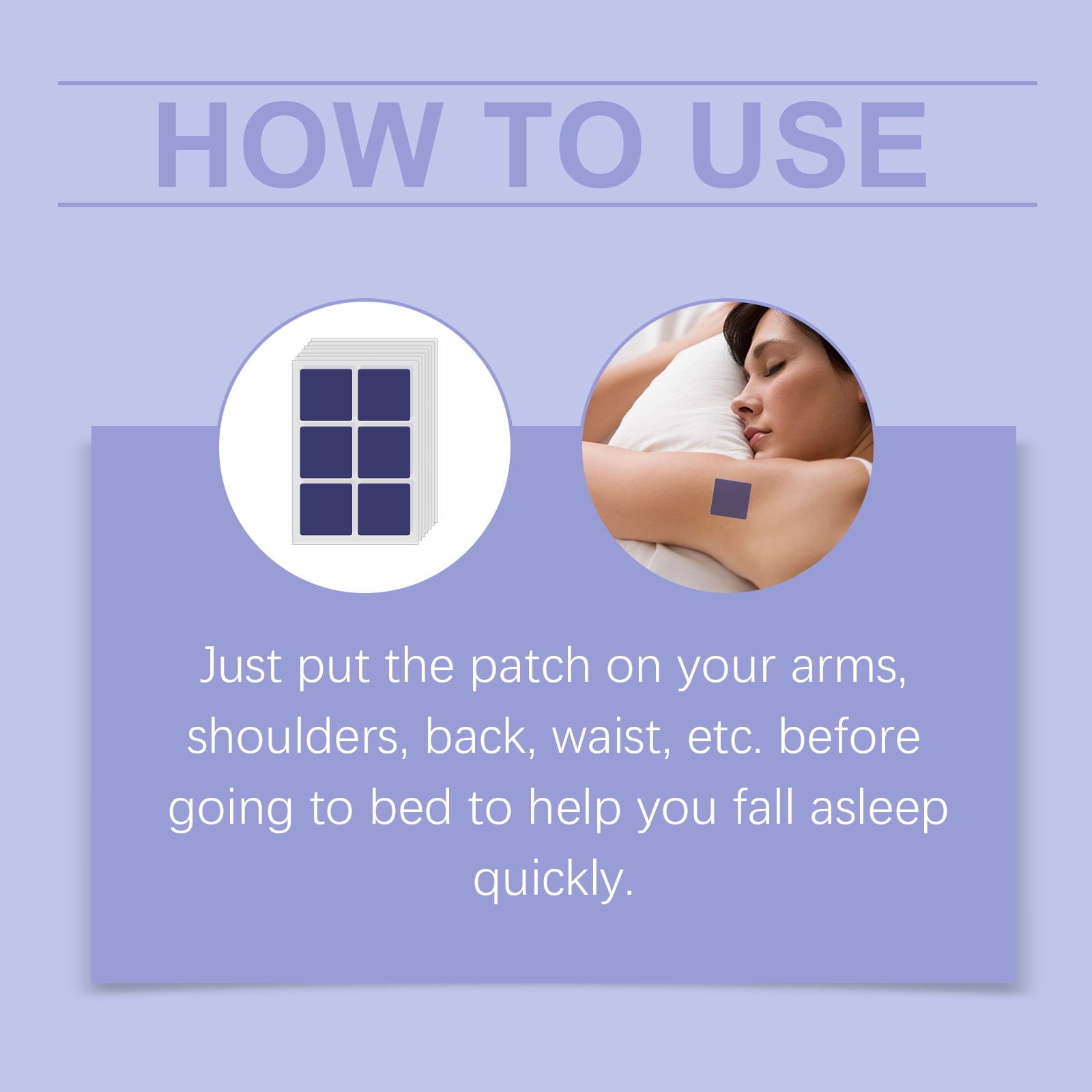 Alvantor Sleep Patches with Lavender, Calming Body Care for Night Relaxation & Deep Sleep Aid, 42 Patches