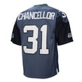 thumbnail image 3 of Men's Mitchell & Ness Kam Chancellor Blue Seattle Seahawks 2011 Legacy Replica Jersey, 3 of 7
