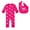 Butterfly on Hot Pink, variant on Paris Hilton x Monica + Andy Organic Cotton Ruffle One-Piece and Bib Set, Sizes Newborn-24 Months