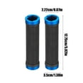 thumbnail image 3 of Universal Bicycle Handlebar Grips | 22.2mm Ergonomic Soft Non-Slip Rubber Covers for Folding Bikes, Road Bikes, E-Bikes, Scooters | Comfortable Shock Absorbing | 2 Pack | 5 Inch Length, 3 of 6