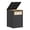 Black, variant on Nihsuao 48-Gallon Outdoor Package Delivery Box - Large Resin Storage Container with Lockable Lid, Waterproof Deck Box for Porches, Patios, Curbside, Black
