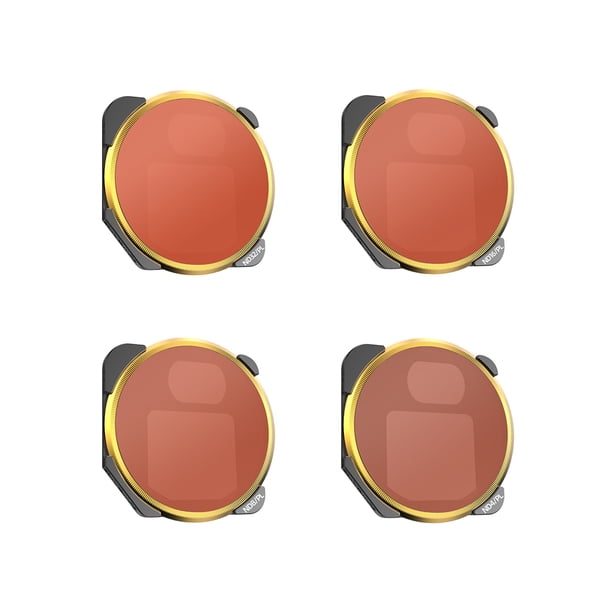 Sunnylife Camera Filtro Lente impermeable Profesional Drone Lentes Aviones Suministros de avión Reemplazo de fotografía para DJI MAVIC 3 ND / PC 4 Piezas / Conjunto Vogacara EL006043-12B