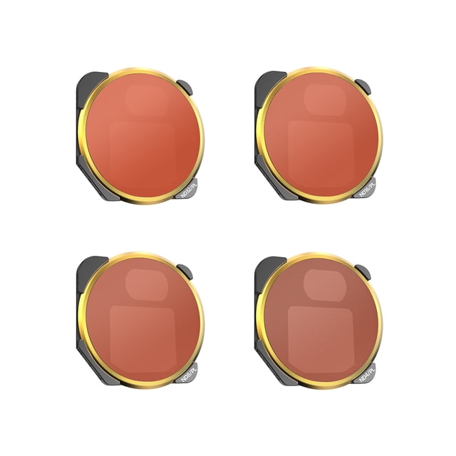 Sunnylife Camera Filtro Lente impermeable Profesional Drone Lentes Aviones Suministros de avión Reemplazo de fotografía para DJI MAVIC 3 ND / PC 4 Piezas / Conjunto Kearding EL006043-12B