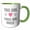 Green/White, variant on 3drose, This Girl Loves Her Uncle - Fun Funny Declaration of Family Love, 11oz Two-tone Red Mug