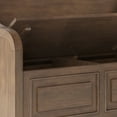 thumbnail image 5 of Simpli Home Connaught SOLID WOOD 42 inch Wide Traditional Entryway Storage Bench in Rustic Natural Aged Brown, 5 of 9