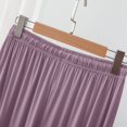 thumbnail image 7 of Plus Size Pajamas for Women 2 Piece Set, Womens Plus Size Short Sleeve Crew Neck Wide Leg Pants Pajama Sets with Pockets (Light Purple,XXL), 7 of 7