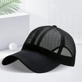 thumbnail image 2 of Unisex Breathable Full Mesh Baseball Cap Quick Dry Running hat Lightweight Cooling Water Sports Hat,Black, 2 of 12