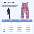 thumbnail image 6 of Kdxio Sweet Heart Print Men's Sleep Pajama Pant Lounge Pants with Pockets, 6 of 8