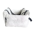 thumbnail image 4 of Asiento De Coche Para Perros, Cama, Asiento De Coche Para Mascotas, Bolso Para Perros, Asiento De Coche Para Perros Y Gatos, Blanco Sunnimix Asiento elevador de coche para mascotas, 4 of 8