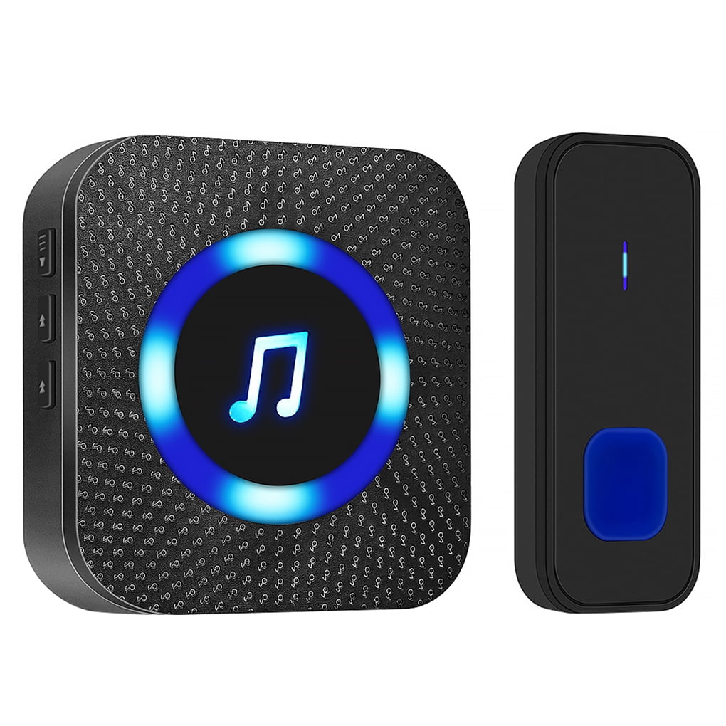 LED Wireless Doorbell Kit Outdoor Waterproof 55 Door Bell Chime