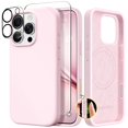 thumbnail image 1 of Funda GolbinBox para iPhone 16 Pro Max, rosa tiza, compatible con MagSafe, 1 of 9