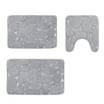 thumbnail image 1 of Moyic Alfombra de baño con esponja viscoelástica duradera, y absorbente, disponibles, gris piedra lavada en 3D Type2 NO2, 1 of 6