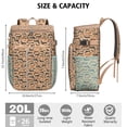 thumbnail image 3 of Travel Cooler Bag - Retro Style Dachshunds Camping Beer Cooler Backpack with Bottle Opener- Waterproof Insulated Picnic Backpacks - Cooler Bag for Beach, 3 of 6