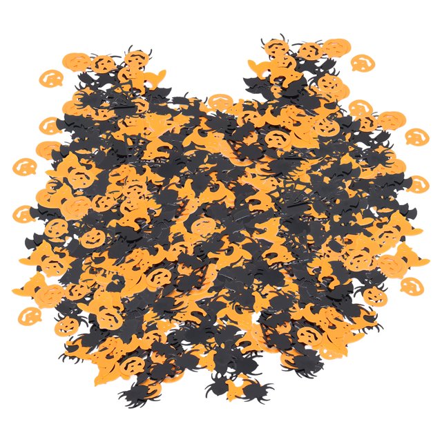 Confeti de Halloween ANGGREK Material de PVC No comestible Lentejuelas metálicas 200 g para Fiestas de Terror