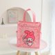 thumbnail image 1 of Sanrio-bolsa impermeable de doble capa con dibujos animados para estudiantes, bolsa de almacenamiento de archivos portátil con cremallera, Cinnamoroll Kuromi My Melody, 1 of 4