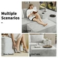thumbnail image 3 of 104.3" Modular Sectional Sofa, Black Boneless Couch Left Chaise L Shaped Couch with USB Ports, 2 Cup Holders, 2 Side Storage Bags & Lint Remover, No Assembly Sectional Couches for Living Room, 3 of 10