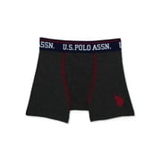 U.S. Polo Assn. Boys Cotton Tagless Underwear Boxer Briefs, 5- Pack, Sizes (S-XXL)
