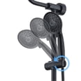 thumbnail image 5 of Dual Shower Set Hand-held Shower Head And Shower Head Shower Head With Adjustable Slide Bar And Soap Box, 5 of 6