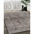 thumbnail image 2 of Ahgly Company Indoor Rectangle Traditional Silver Pink Persian Area Rugs, 7' x 9', 2 of 6