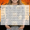 thumbnail image 3 of Xdegoge Girls Halloween Shirts Print Long Sleeve Watercolor Graphic Tees Crewneck Fall Casual Pullover Holiday Festival Clothes, 3 of 6