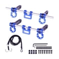 thumbnail image 4 of Reemplazo de soporte de parachoques delantero y trasero ajustable para coche RC SCX10 1:10 Azul, 4 of 9